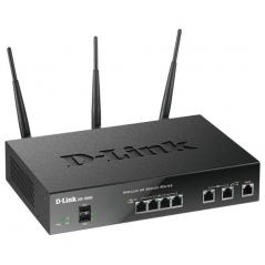 Router vpn d-link dsr-1000ac 1750mbps/ 2.4ghz 5ghz/ 3 antenas/ wifi 802.11ac