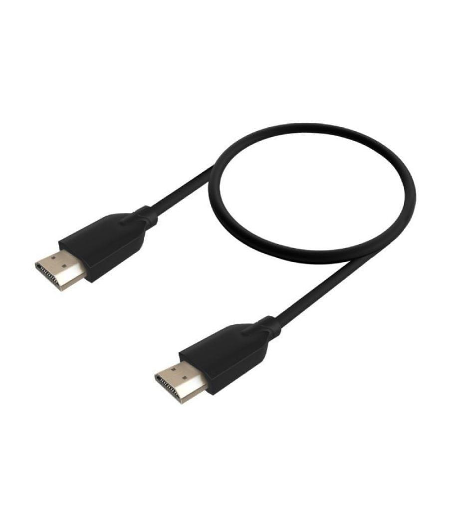 Cable hdmi 2.0 4k ccs aisens a120-0734/ hdmi macho - hdmi macho/ 5m/ negro