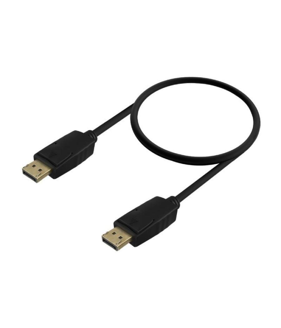 Cable displayport 1.2 ccs 4k aisens a124-0740/ displayport macho - displayport macho/ 2m/ negro