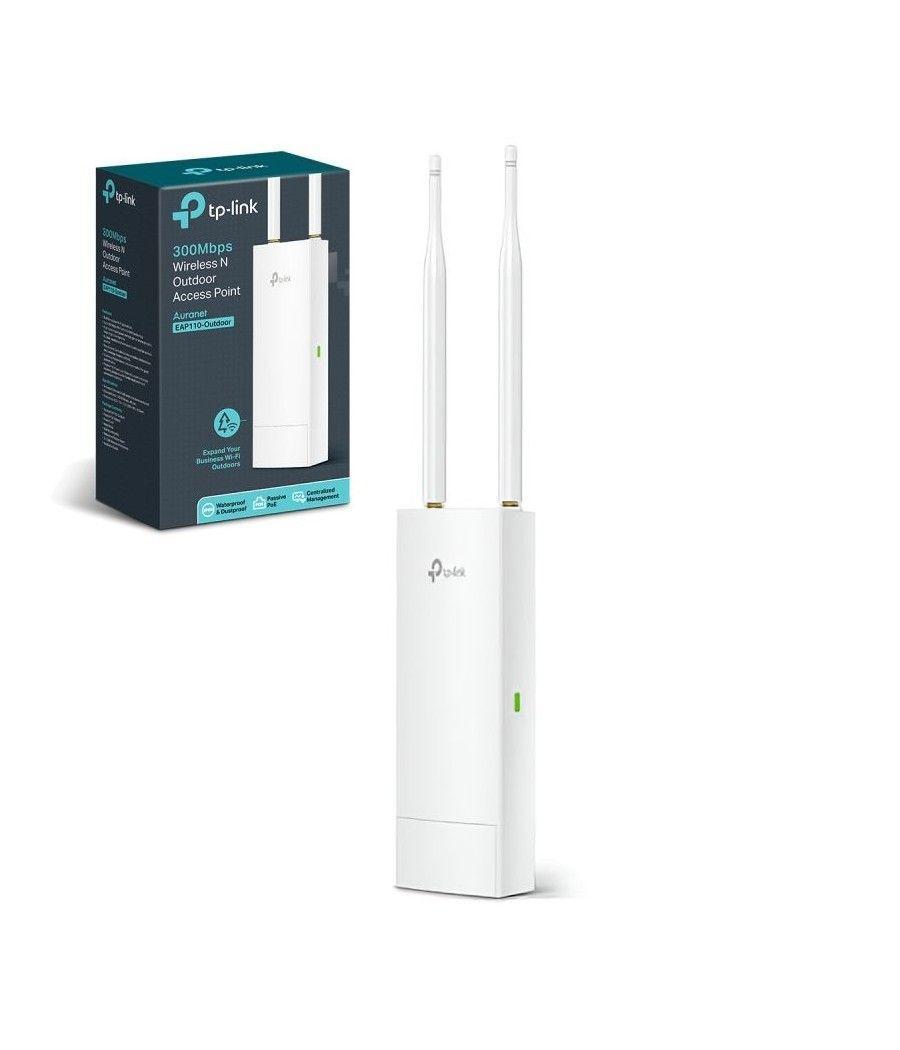 Punto de Acceso Inalámbrico TP-Link EAP110 PoE 300Mbps/ 2.4GHz/ Antenas de 5dBi/ WiFi 802.11n/b/g - Imagen 1