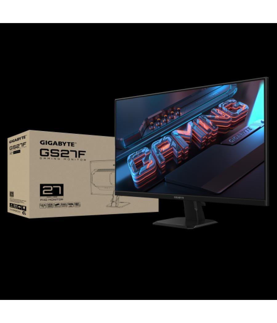 Gigabyte gs27f pantalla para pc 68,6 cm (27") 1920 x 1080 pixeles full hd negro