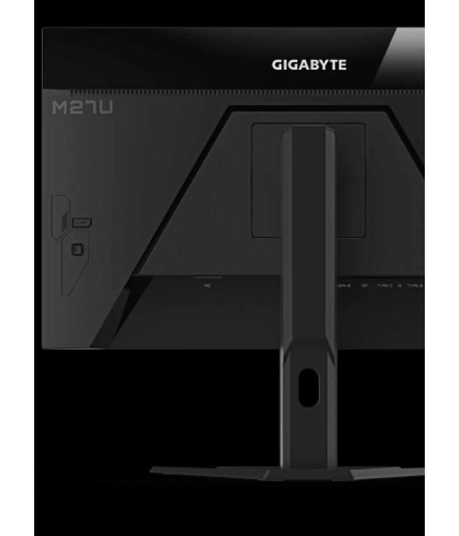 Gigabyte m27u pantalla para pc 68,6 cm (27") 3840 x 2160 pixeles led negro