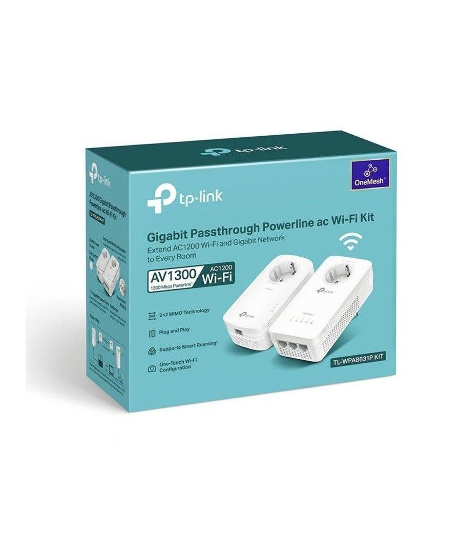 Adaptador Powerline TPLink AV1300 1300Mbps/ Alcance 300m/ Pack de 2 - Imagen 5