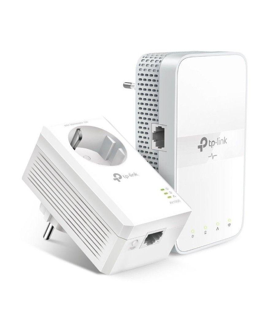Adaptador Powerline TPLink TL-WPA7617 KIT 1000Mbps/ Alcance 300m/ Pack de 2 - Imagen 1