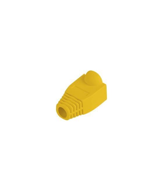 Funda protector lanberg conector rj45 (pack 100 uds) amarillo