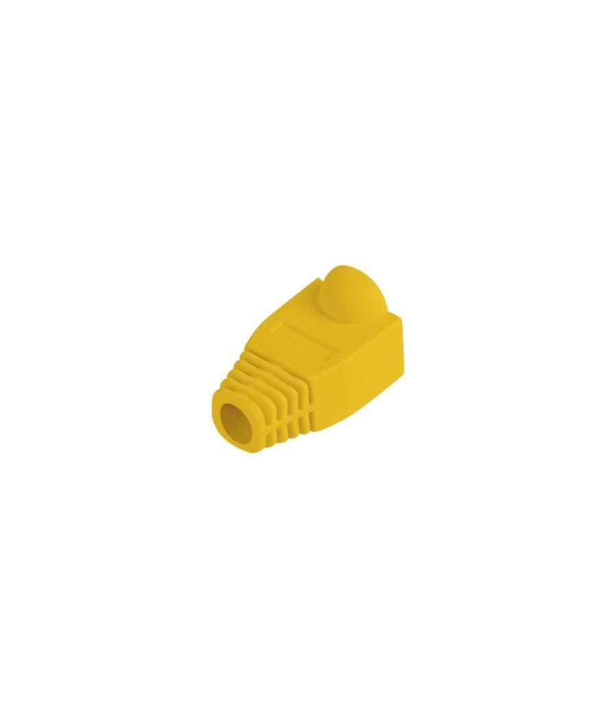 Funda protector lanberg conector rj45 (pack 100 uds) amarillo