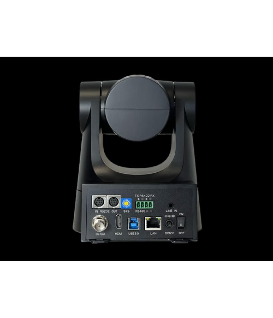 Laia broadcaster (brc-412/b) cámara ptz 4k, usb 3.0, hdmi, sdi, ndi, lan, 12x. con seguimiento. color negro