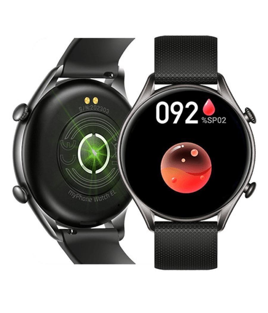 Reloj smartwatch my phone watch el black 1.32pulgadas