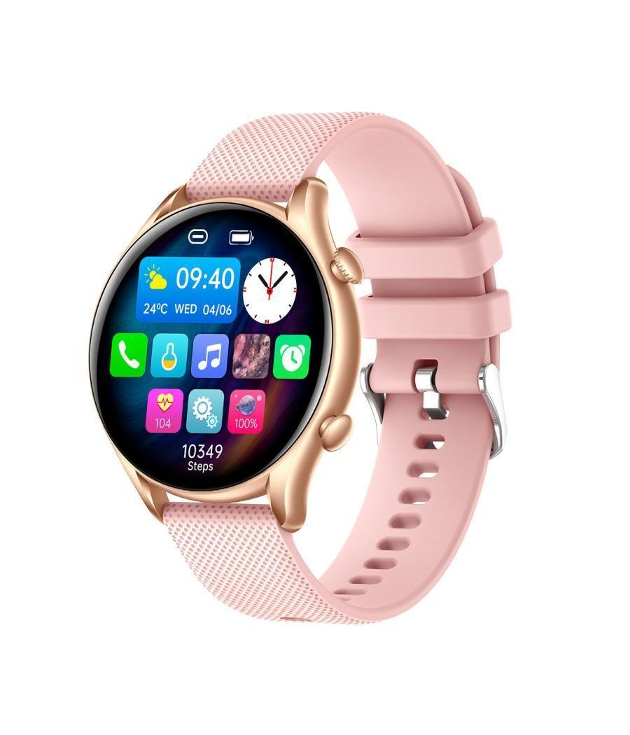 Reloj smartwatch my phone watch el gold pink 1.32pulgadas