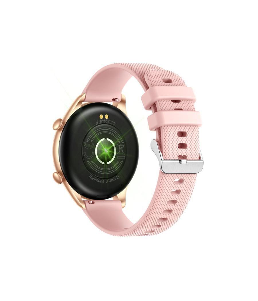 Reloj smartwatch my phone watch el gold pink 1.32pulgadas