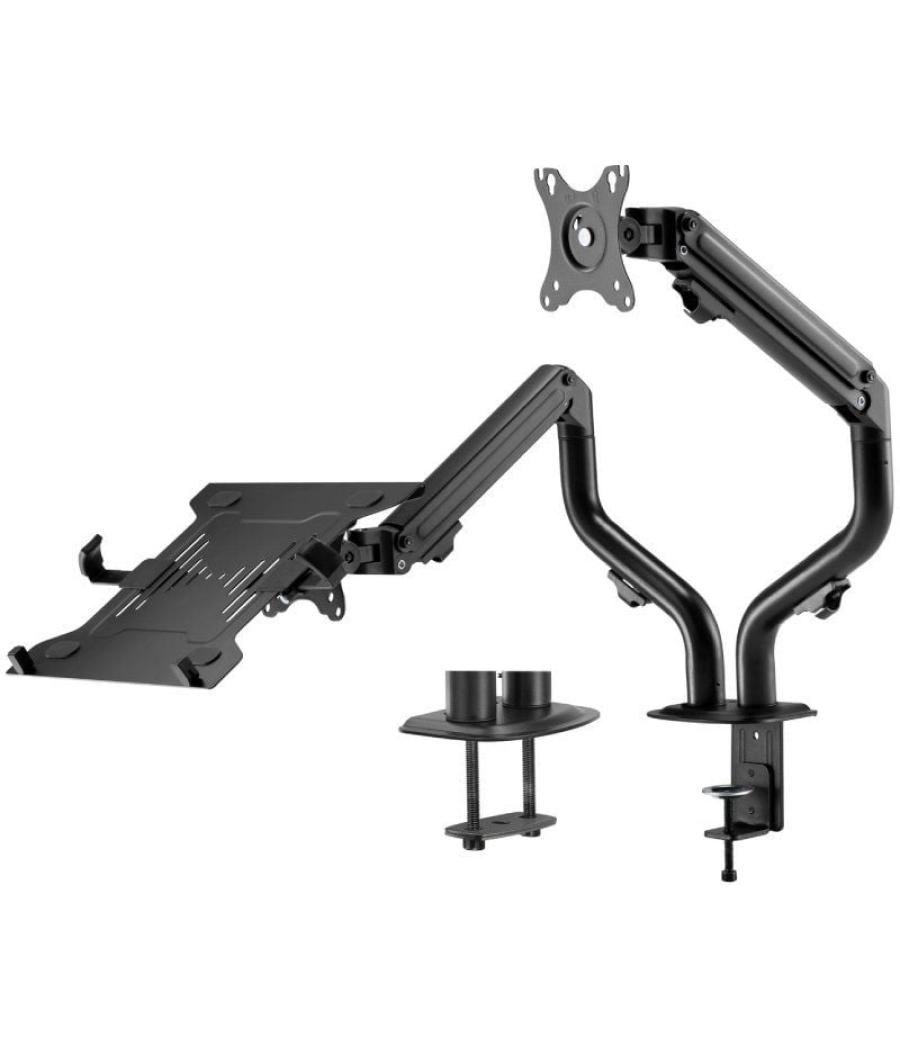 Soporte de mesa orientable/ inclinable dtl32tsr-195 para tv y portátil de 17-32'