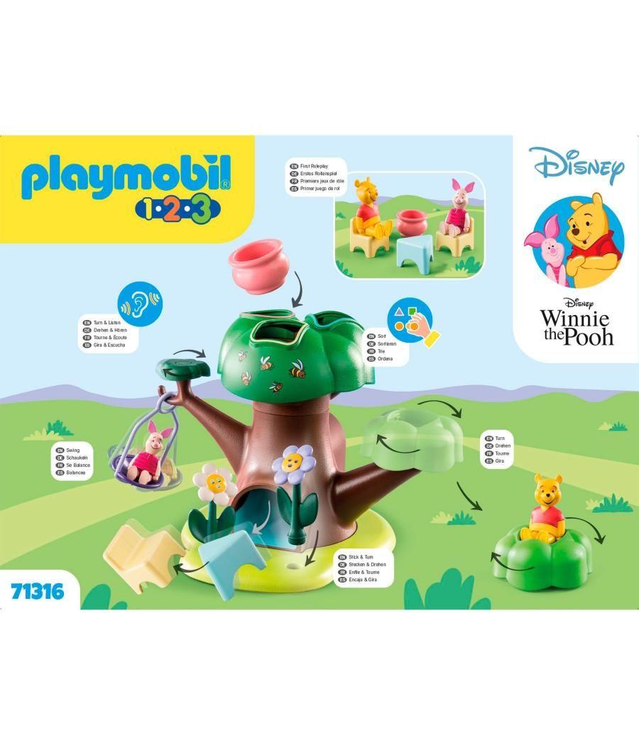 Playmobil 1.2.3 & disney winnie the pooh & piglet casa del árbol