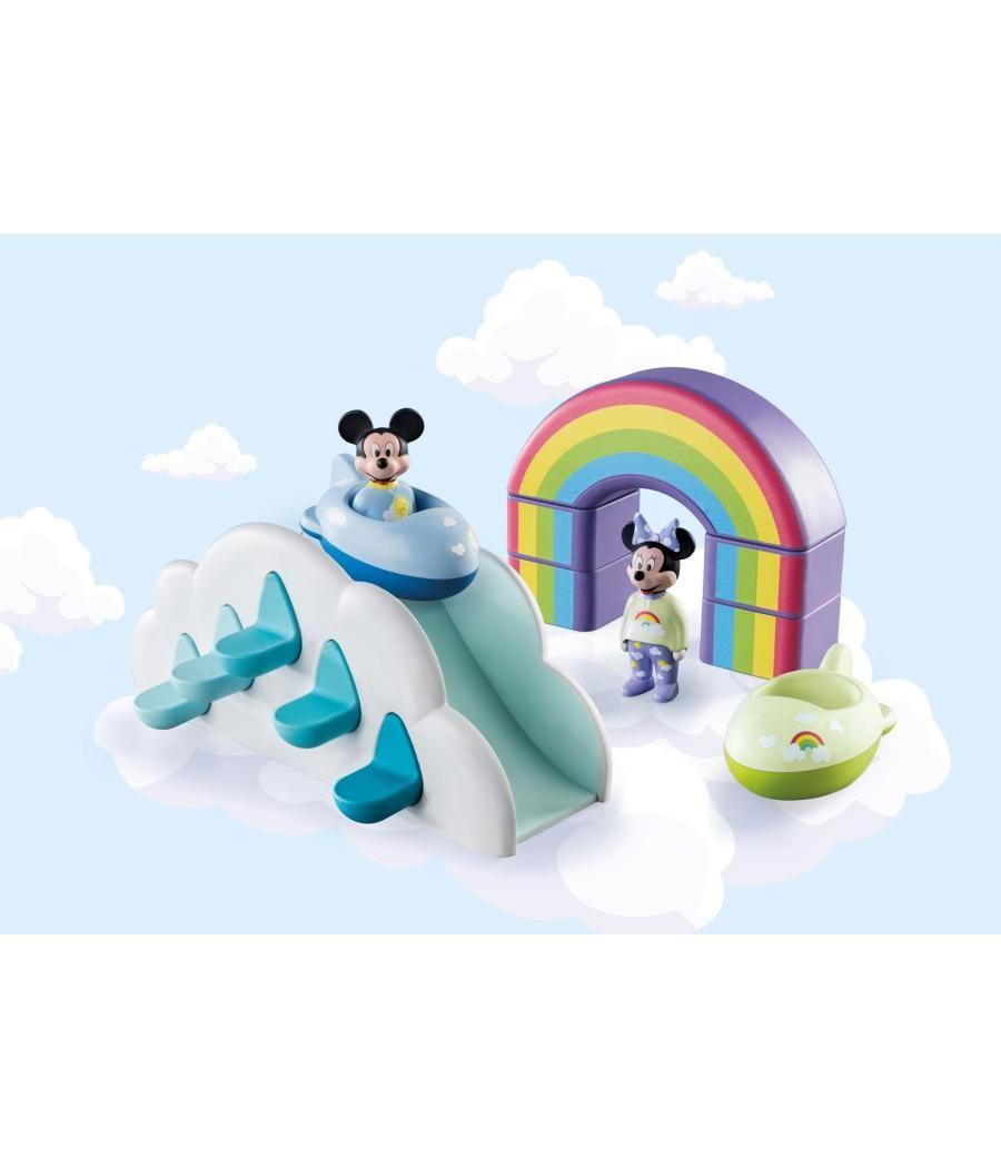 Playmobil 1.2.3 & disney mickey y minnie casa en las nubes