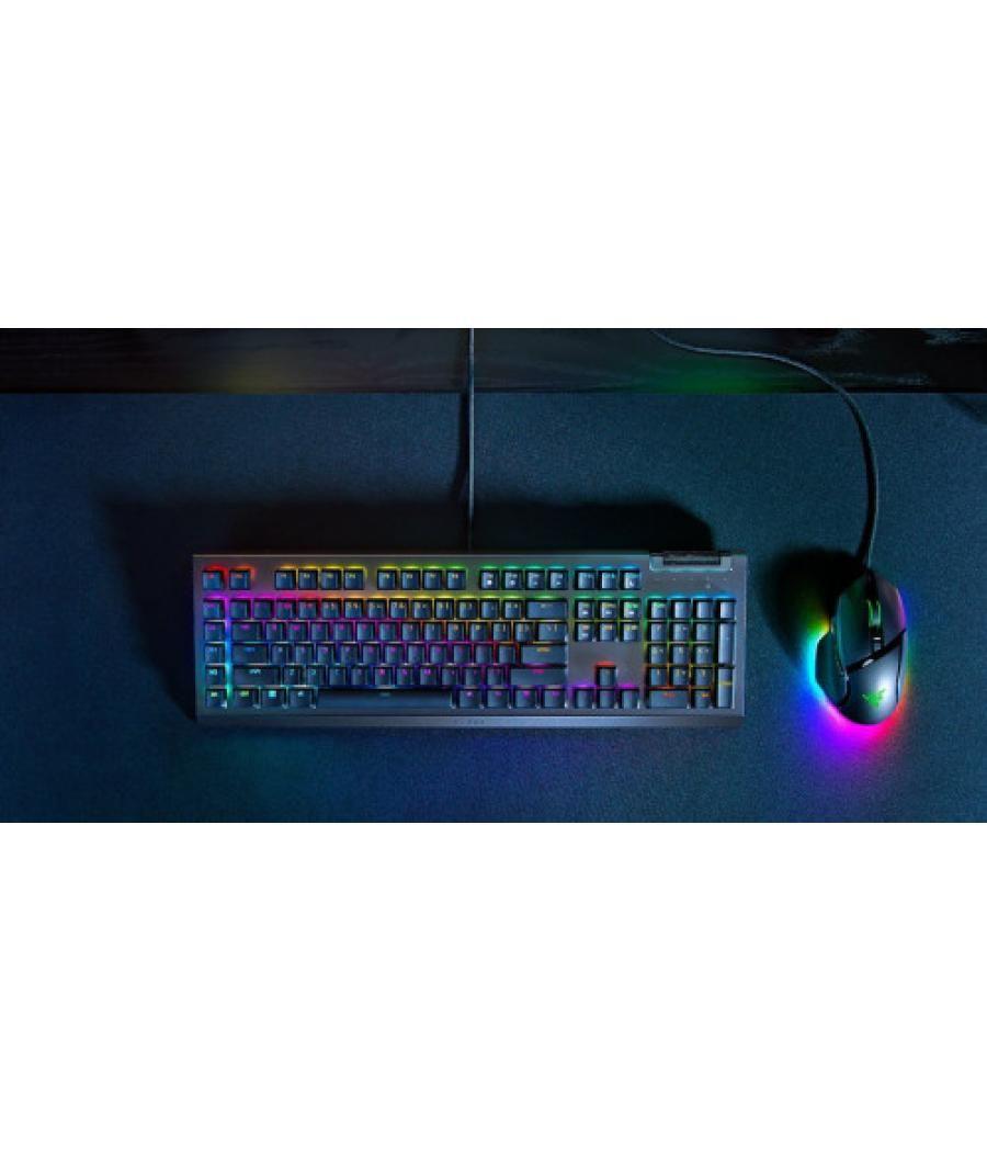 Teclado razer blackwidow v4 x yellow switch (español) (rz03-04702800-r311)