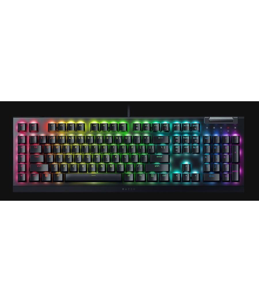 Teclado razer blackwidow v4 x yellow switch (español) (rz03-04702800-r311)