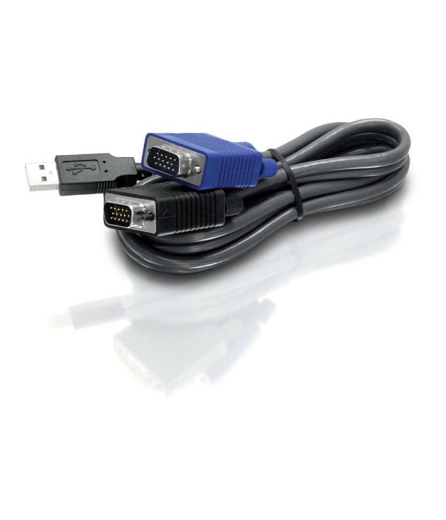 Cables Conmutador KVM TRENDnet TK-CU06/ USB/VGA 1.83 m - Imagen 1