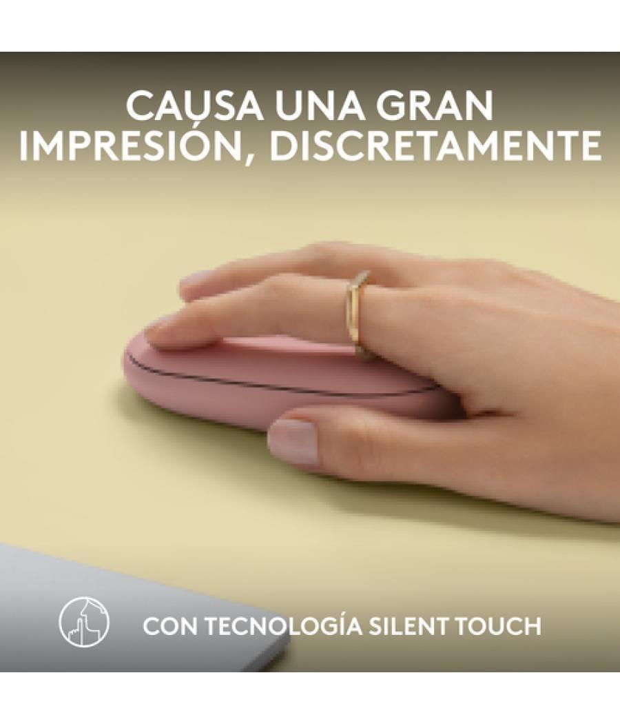 Logitech Pebble 2 M350s ratón Ambidextro RF Wireless + Bluetooth Óptico 4000 DPI