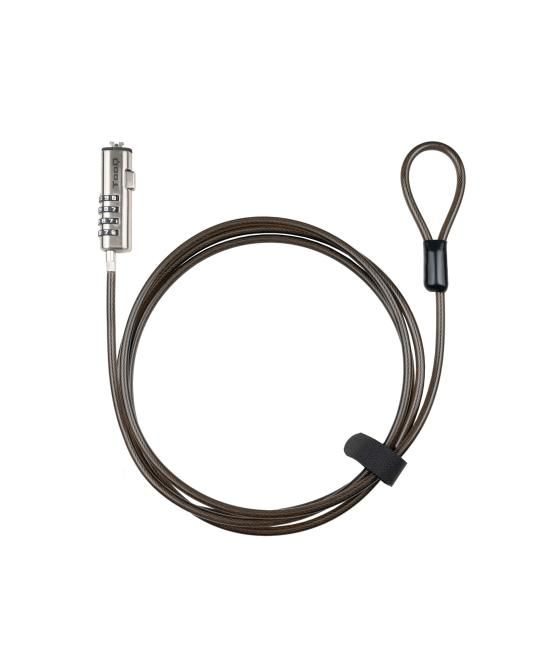 Cable seguridad tipo nano tooq con combinacion para portatil 1.5m