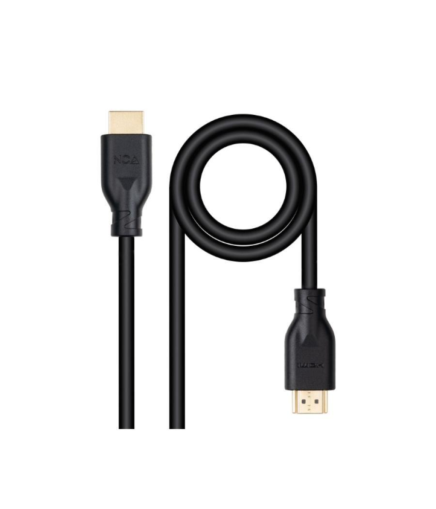 Cable hdmi v2.0 4k negro css 0.5m nanocable