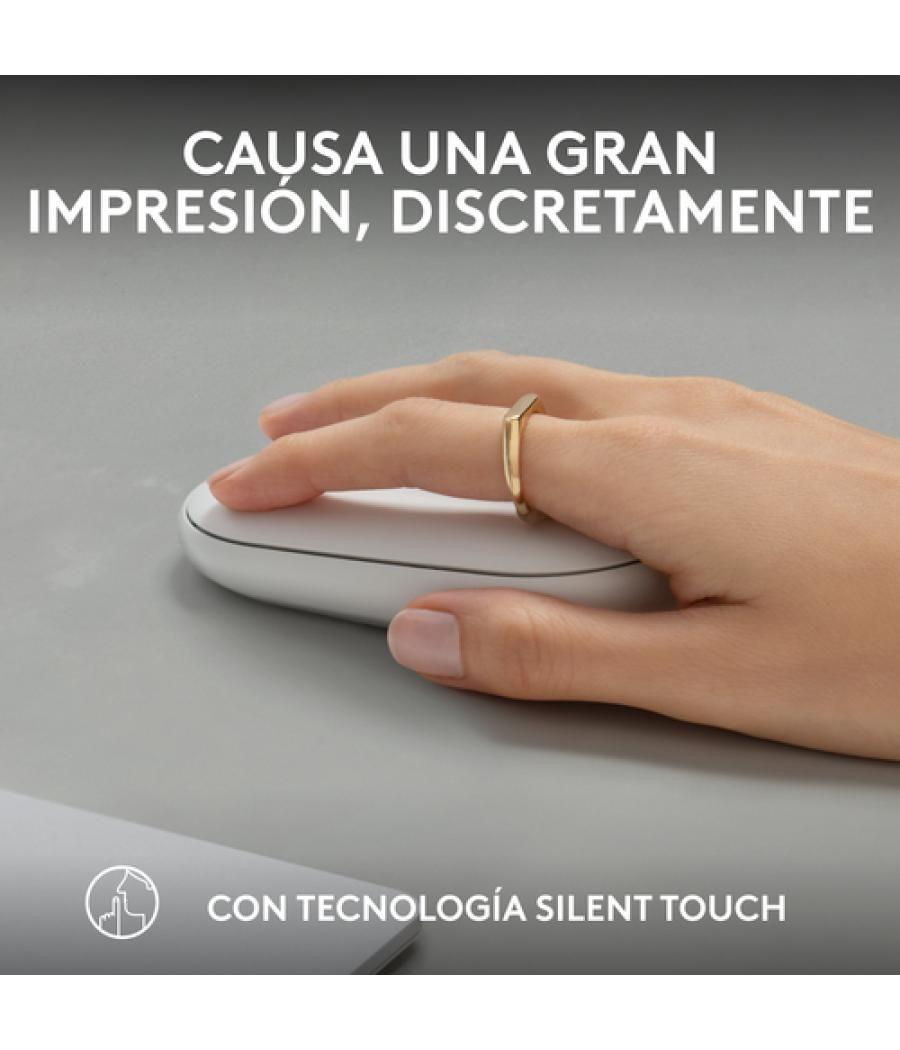 Logitech Pebble 2 M350s ratón Ambidextro RF Wireless + Bluetooth Óptico 4000 DPI