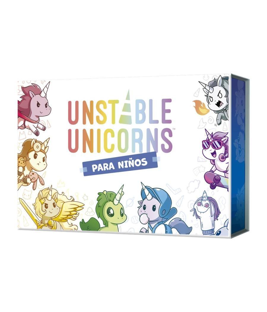 Juego de mesa unstable unicorns para niños edad recomendada 6 años