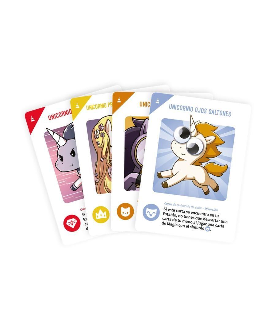 Juego de mesa unstable unicorns para niños edad recomendada 6 años