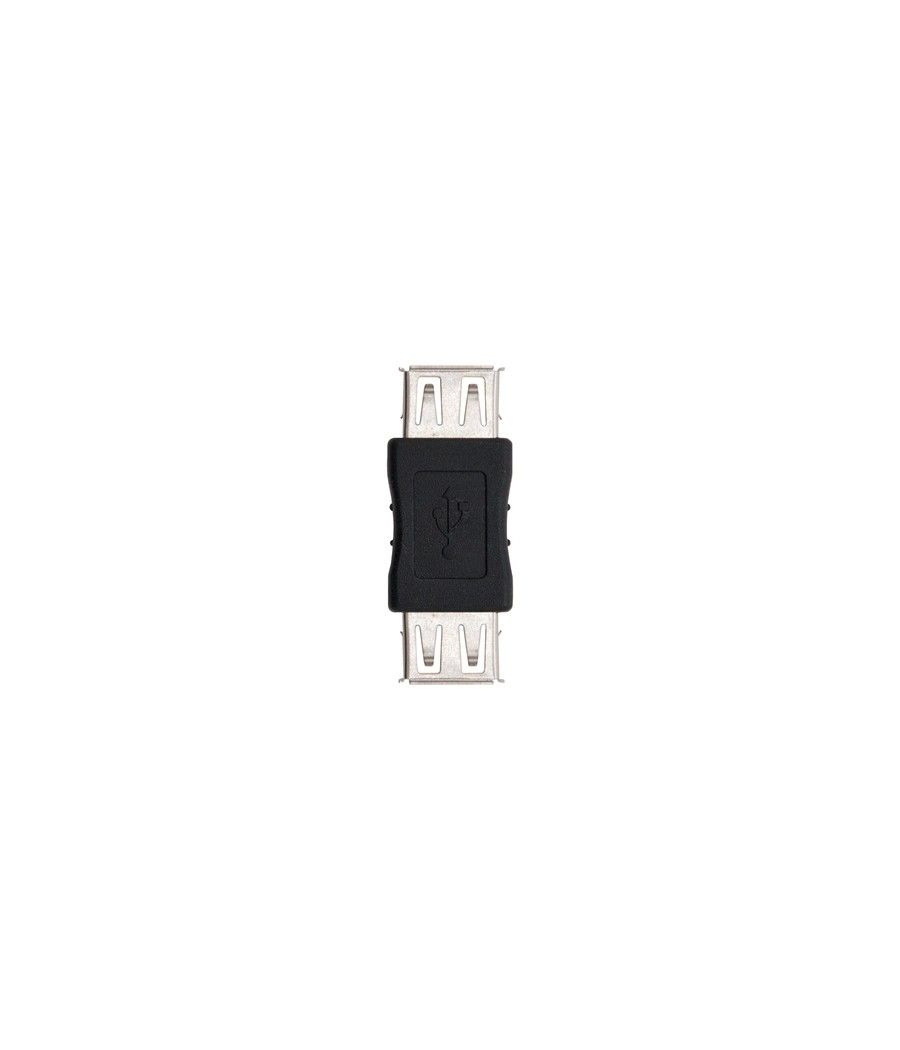 Nanocable 10.02.0001 cambiador de género para cable USB 2.0 Negro - Imagen 1