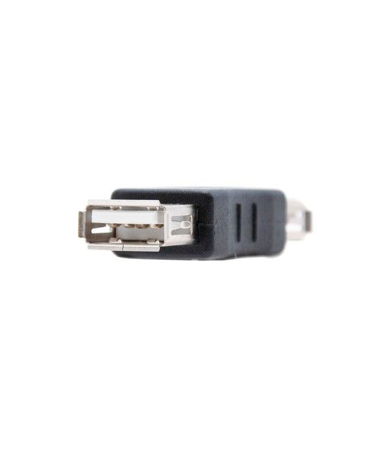 Nanocable 10.02.0001 cambiador de género para cable USB 2.0 Negro - Imagen 3