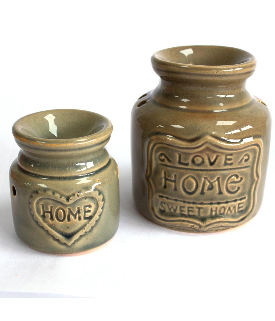 Lrg Quemador de aceite - Piedra azul - Love Home Sweet Home