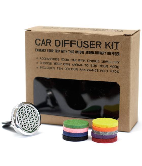 Kit difusor para coche -La flor de la vida - 30mm