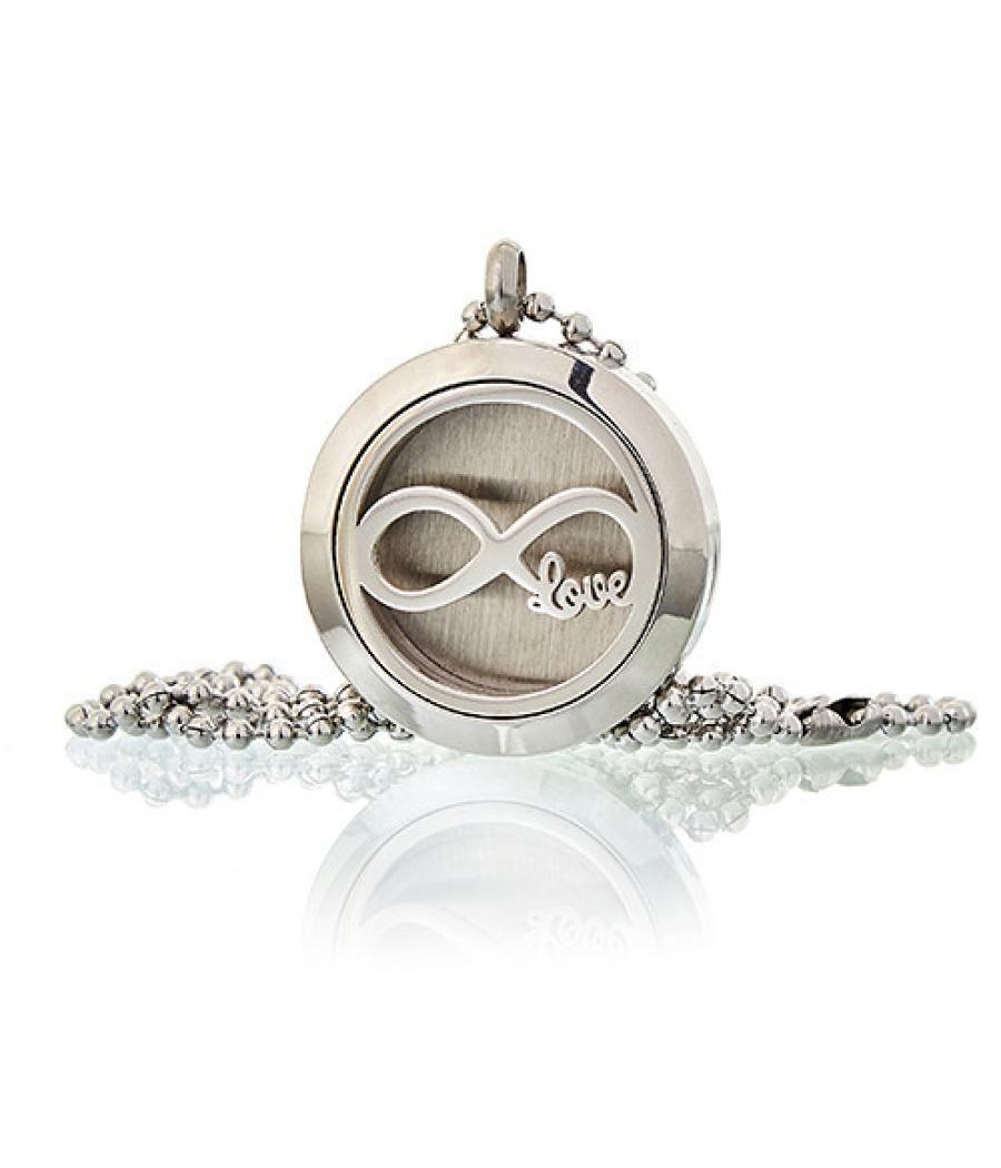 Collar difusor de aromaterapia 25mm - Amor infinito