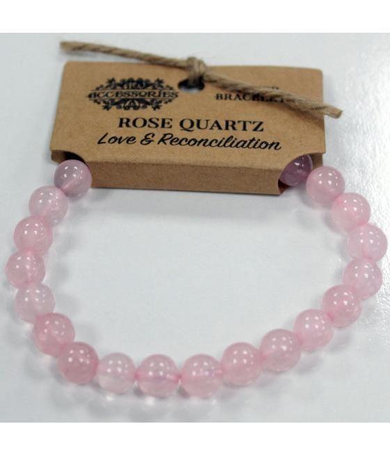 Brazalete de Energía - Cuarzo rosa