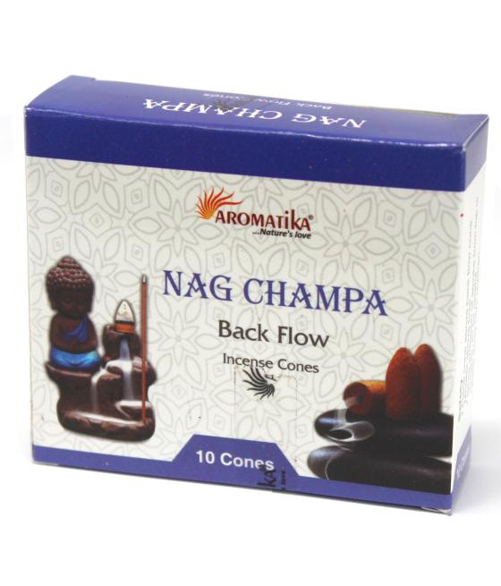 Conos de Incienso Reflujo Aromatika - Nag Champa