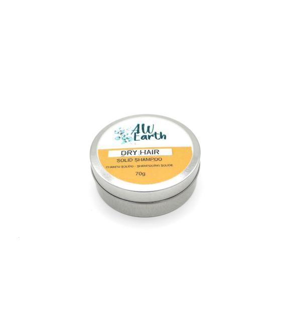 70g Champú Artesanal Solido en Lata - Cabello Seco