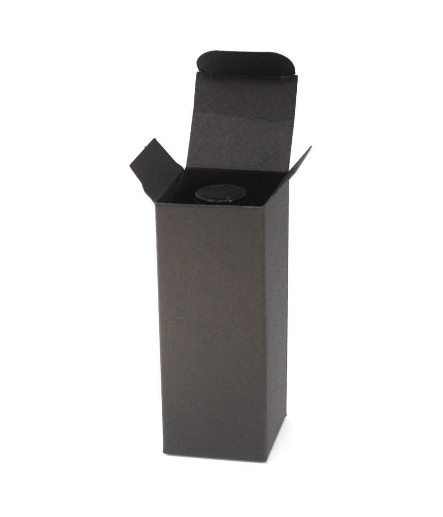 Caja para Botella Ámbar 50ml - Negro