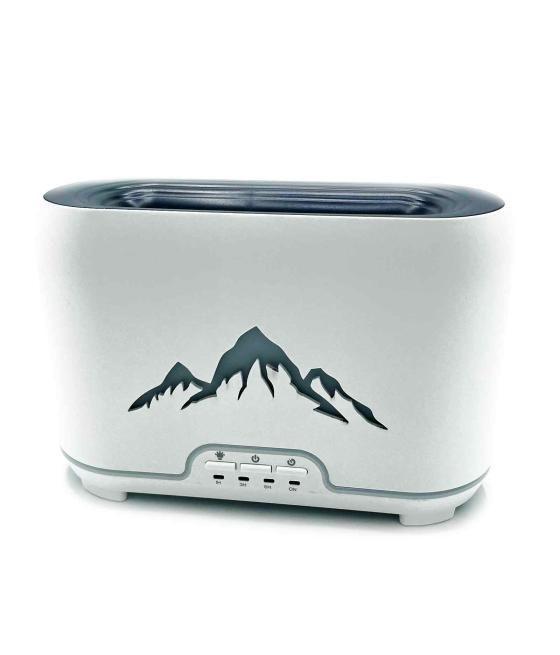 Difusor de aroma Himalayas - USB-C - Mando a distancia - Efecto llama