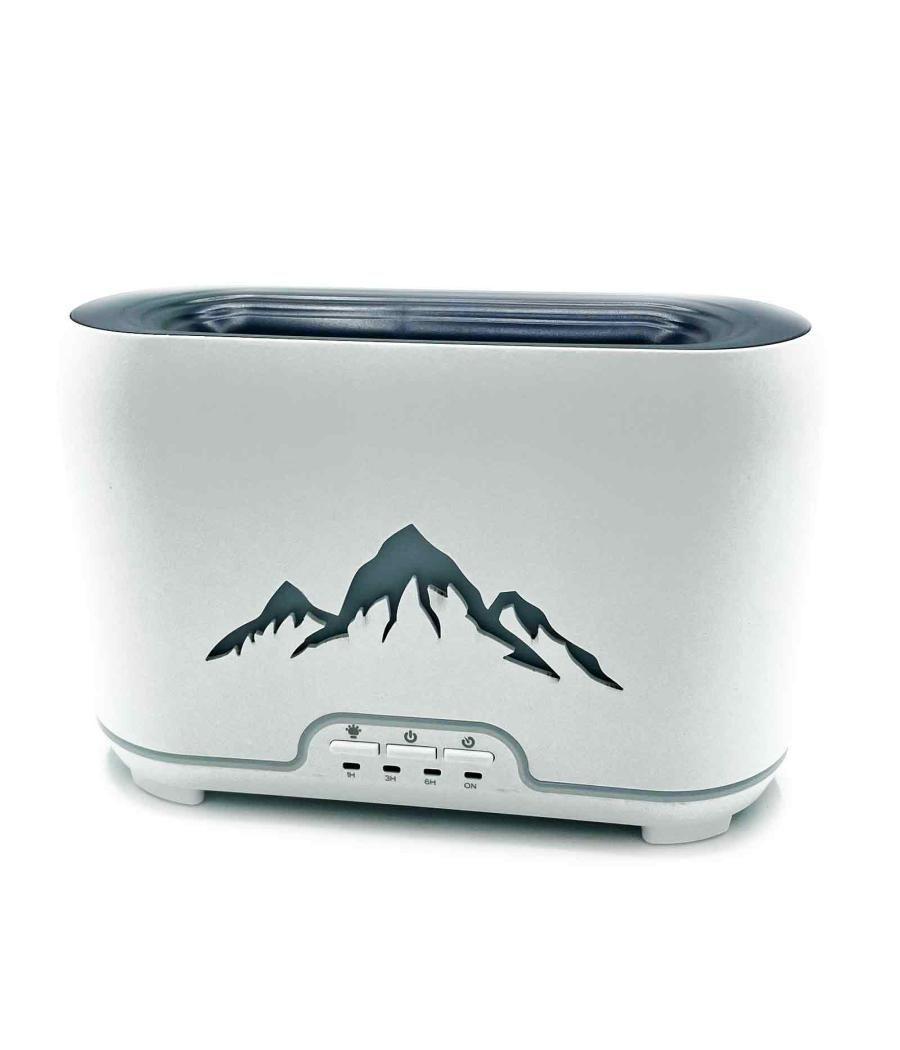 Difusor de aroma Himalayas - USB-C - Mando a distancia - Efecto llama