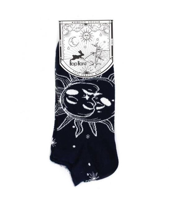 M/L Hop Hare Bamboo Socks Low (41-46) - Sun and Moon 