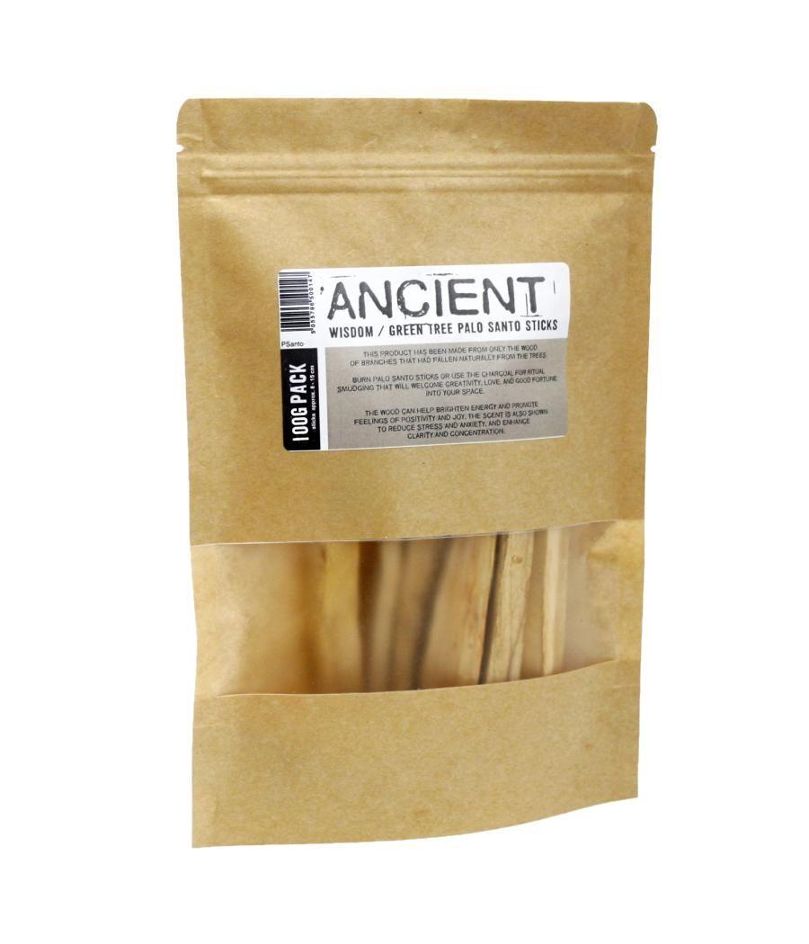 100g Palos de árbol verde de palo santo 10-15 Palitos