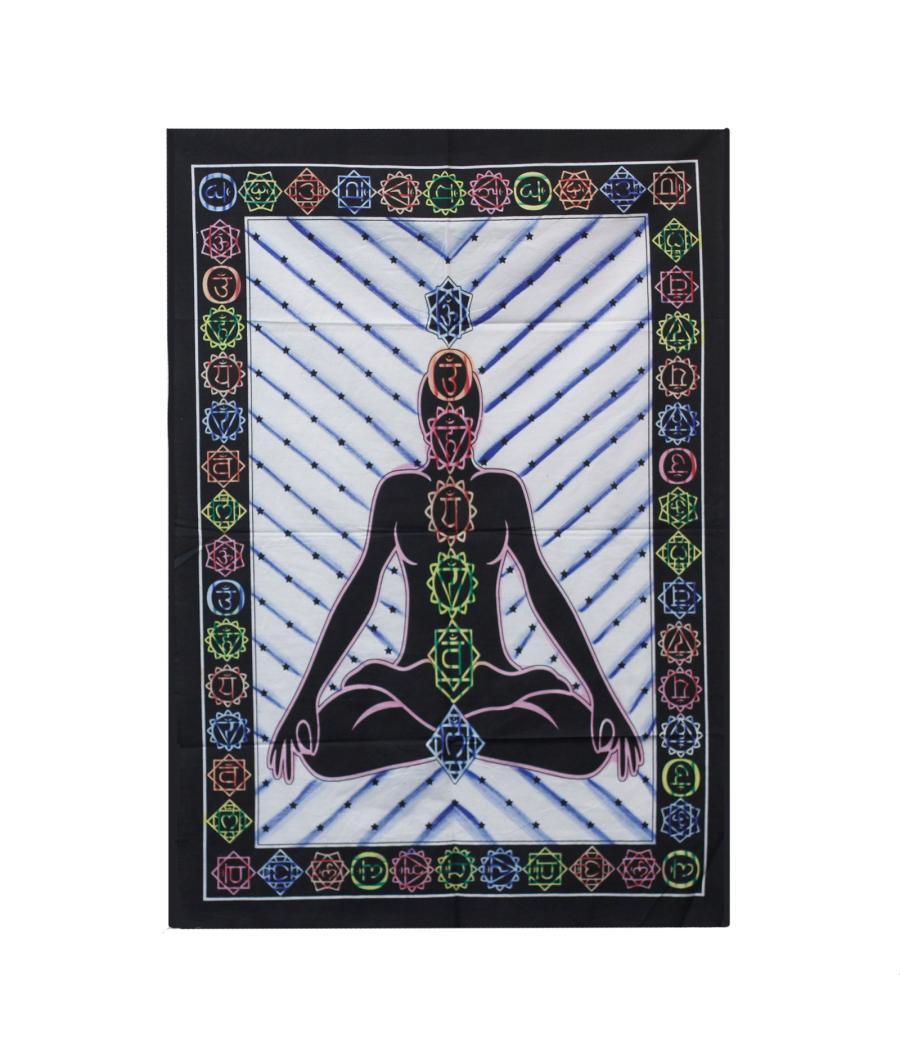 Arte de Pared de Algodón - Buda Chakra