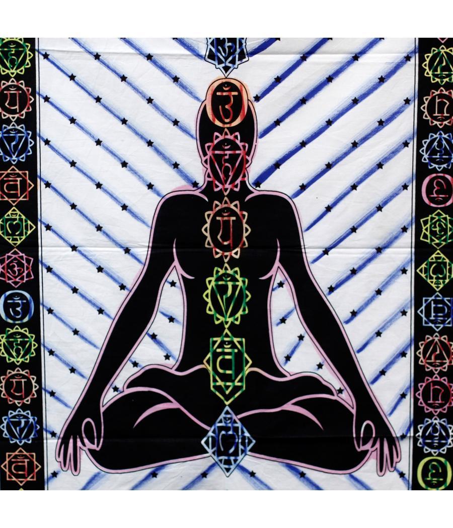 Arte de Pared de Algodón - Buda Chakra