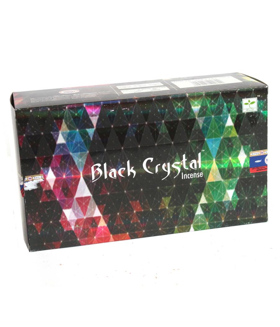 Incienso Satya Black Crystal Incense - 15g