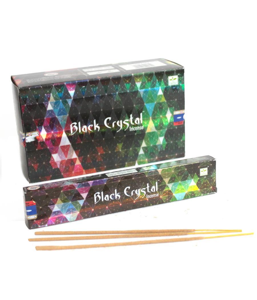 Incienso Satya Black Crystal Incense - 15g