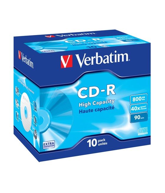 Verbatim CD-R High Capacity 800 MB 10 pieza(s) - Imagen 2
