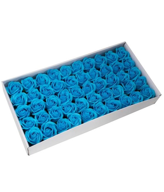 Flor de manualidades deco mediana - azul