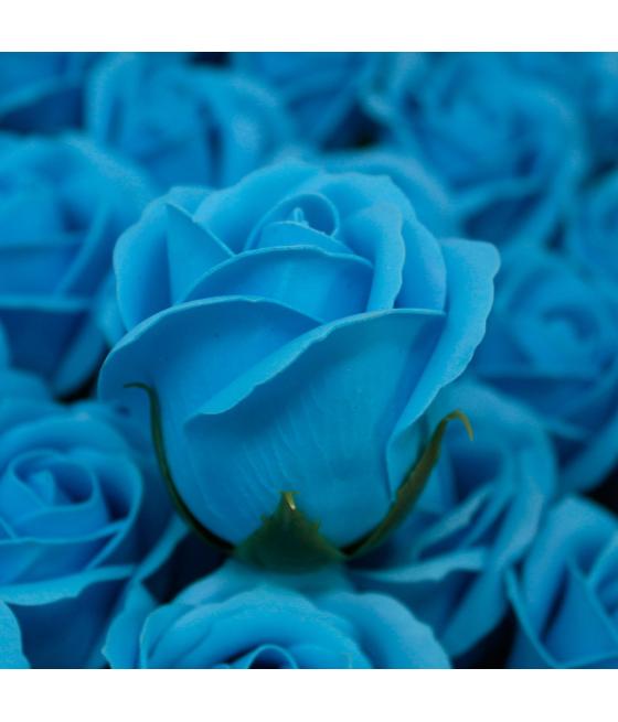 Flor de manualidades deco mediana - azul