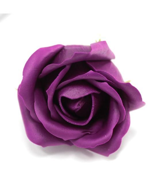 Flor de manualidades deco mediana - violeta escura