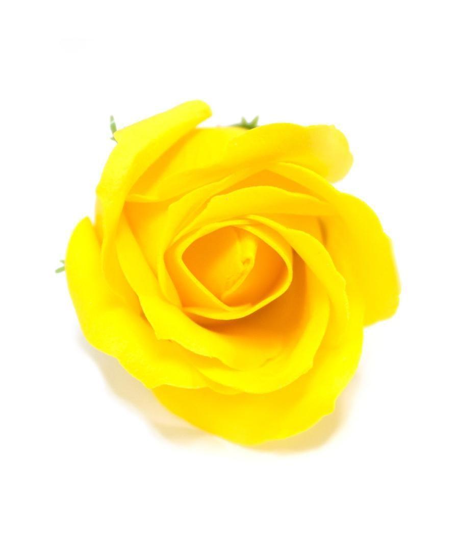 Flor de manualidades deco mediana - amarillo