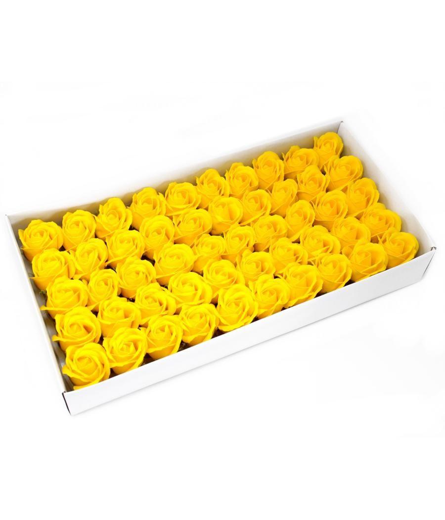 Flor de manualidades deco mediana - amarillo