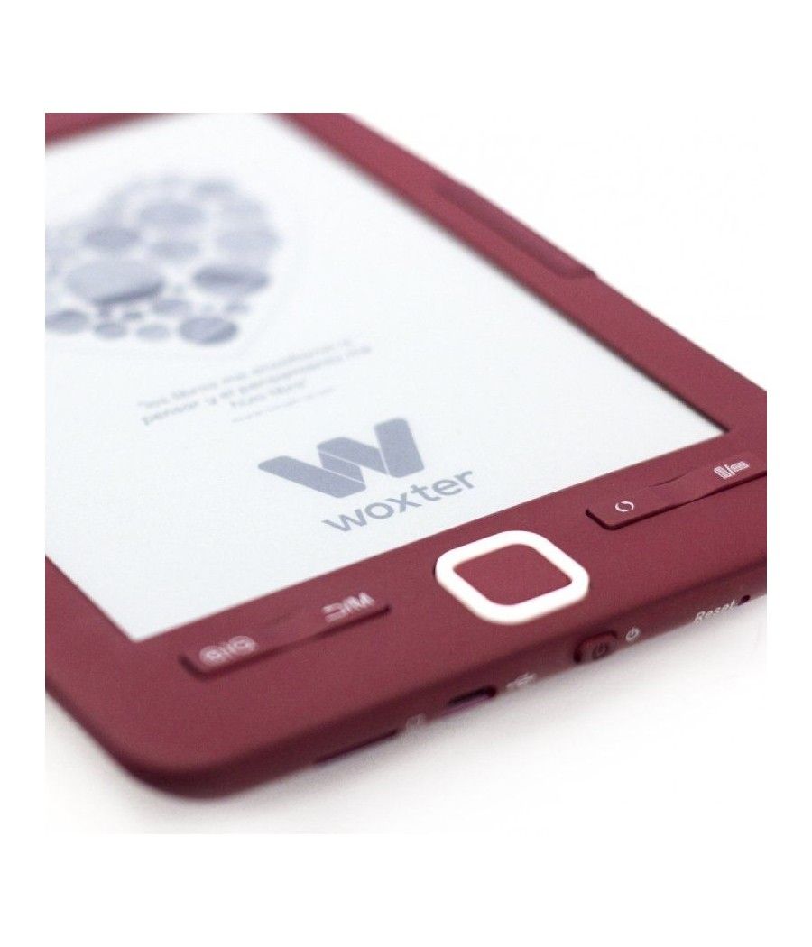 Libro electrónico Ebook Woxter Scriba 195/ 6'/ tinta electrónica/ Rojo - Imagen 2